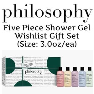 ✨Philosophy - 5-Piece Shower Gel Wishlist Gift Set✨NEW✨